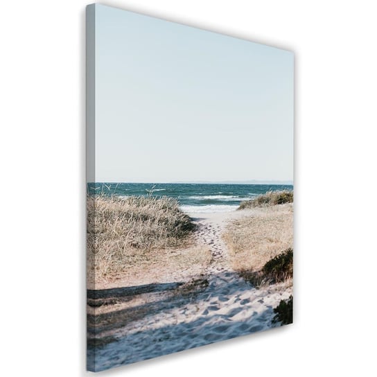 Obraz na płótnie FEEBY, Plaża Morze Ścieżka Piasek 40x60 Feeby