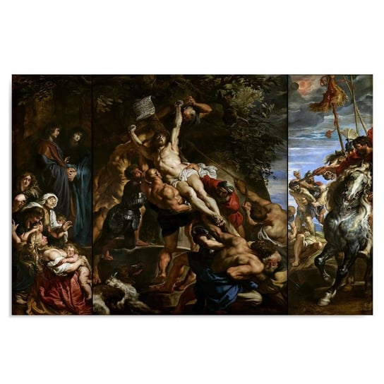 Obraz na płótnie FEEBY, Podniesienie Krzyża - P. P. Rubens 40x60 Feeby
