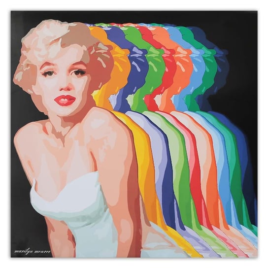 Obraz na płótnie FEEBY, Pop Art Marilyn Monroe 60x60 Feeby