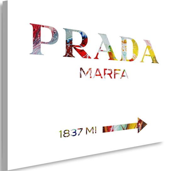 Obraz na płótnie FEEBY, Prada Marfa Kolorowy 40x30 Feeby