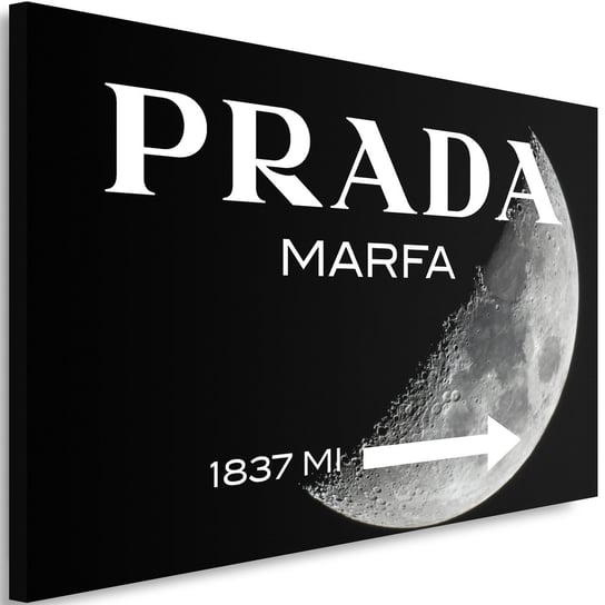 Obraz na płótnie FEEBY, Prada Marfa Księżyc 60x40 Feeby