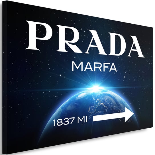 Obraz na płótnie FEEBY, Prada Marfa Planeta 120x80 Feeby