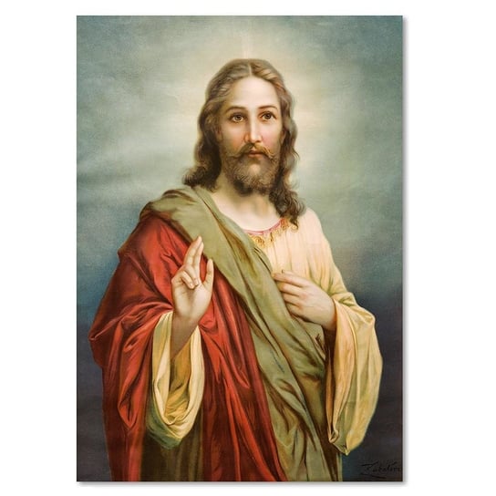 Obraz na płótnie FEEBY, RELIGIJNY Jezus Chrystus 70x100 Feeby