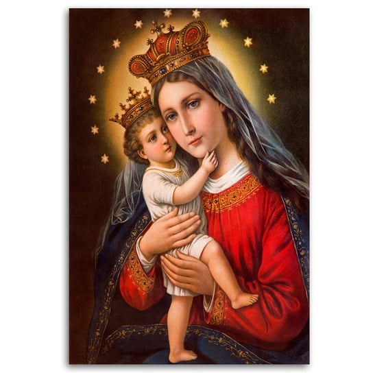 Obraz na płótnie FEEBY, RELIGIJNY Madonna z Dzieciątkiem, 60x90 Feeby