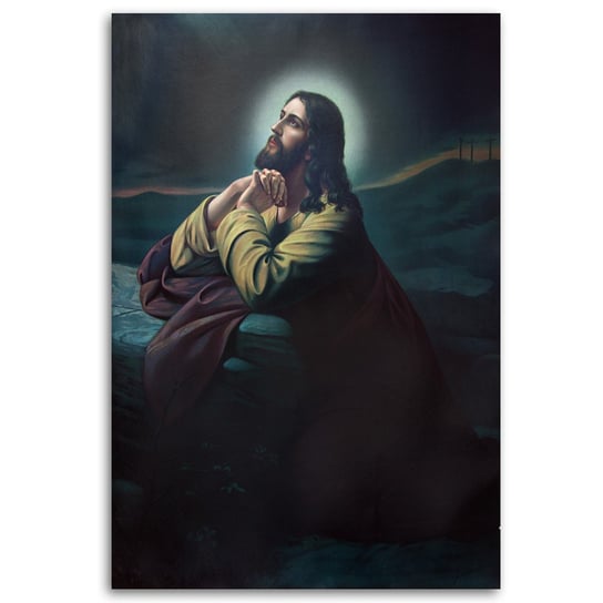 Obraz na płótnie FEEBY, RELIGIJNY Modlitwa Jezusa w Ogrodzie 60x90 Feeby