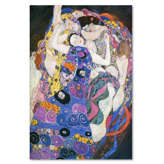 Obraz na płótnie FEEBY, REPRODUKCJA Gustav Klimt - Dziewice 40x60 Feeby