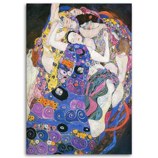 Obraz na płótnie FEEBY, REPRODUKCJA Gustav Klimt - Dziewice 80x120 Feeby