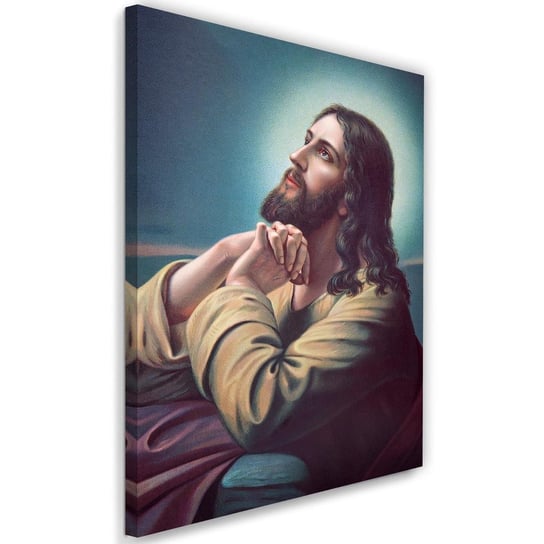 Obraz na płótnie FEEBY, REPRODUKCJA Modlitwa Jezusa 60x90 Feeby