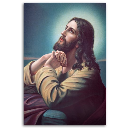 Obraz na płótnie FEEBY, REPRODUKCJA Modlitwa Jezusa 70x100 Feeby