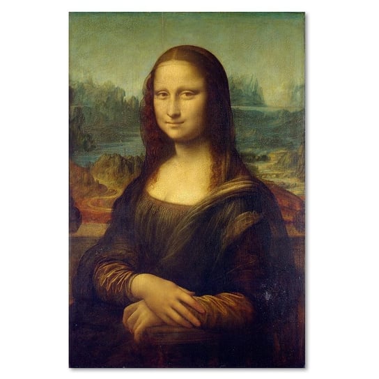 Obraz na płótnie FEEBY, REPRODUKCJA Mona Lisa - Da Vinci, 40x60 Feeby