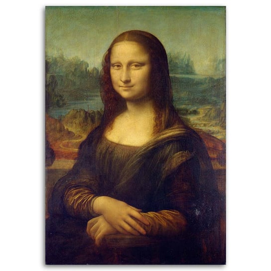 Obraz na płótnie FEEBY, REPRODUKCJA Mona Lisa - Da Vinci, 80x120 Feeby