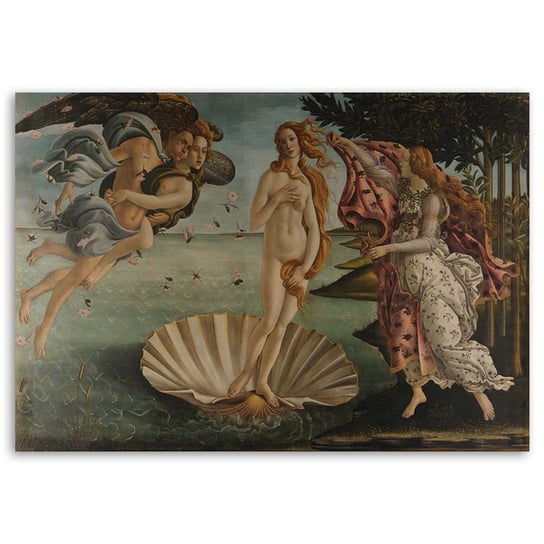 Obraz na płótnie FEEBY, REPRODUKCJA Narodziny Wenus-S.Botticelli, 90x60 Feeby