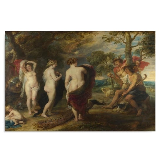 Obraz na płótnie FEEBY, REPRODUKCJA Sąd Parysa - P. P.Rubens, 40x60 Feeby