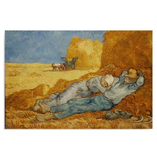 Obraz na płótnie FEEBY, REPRODUKCJA Siesta V. van Gogh 50x70 Feeby