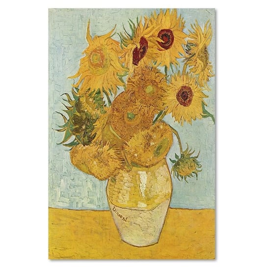 Obraz na płótnie FEEBY, REPRODUKCJA Słoneczniki - V. van Gogh 40x60 Feeby