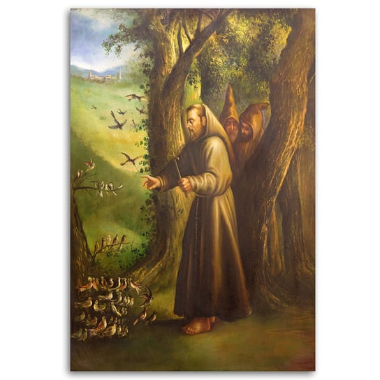Obraz na płótnie FEEBY, REPRODUKCJA Święty Franciszek z Asyżu 70x100 Feeby