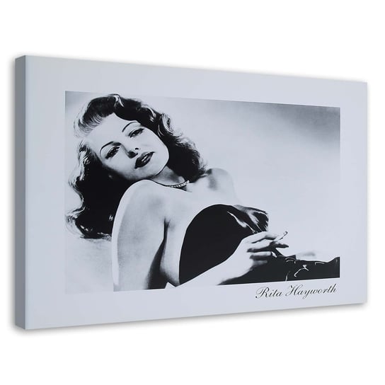 Obraz na płótnie FEEBY, Rita Hayworth - portret diwy 90x60 Feeby