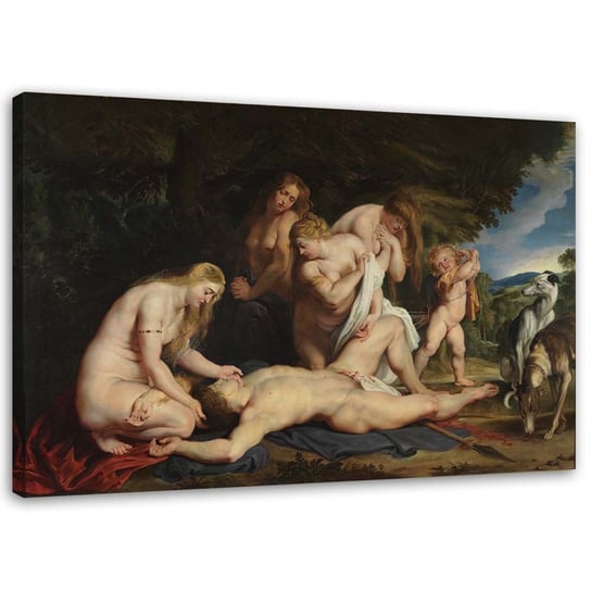 Obraz na płótnie FEEBY, Śmierć Adonisa - P. P. Rubens reprodukcja 120x80 Feeby