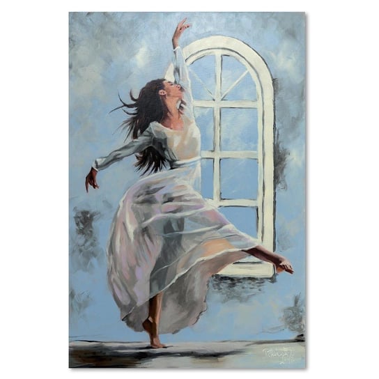 Obraz na płótnie FEEBY, Tańcząca Baletnica 50x70 Feeby