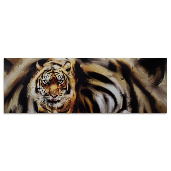 Obraz na płótnie FEEBY, Tygrys Zwierzęta Natura 120x40 Feeby