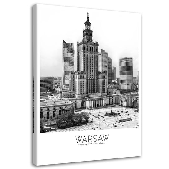 Obraz na płótnie FEEBY, Warszawa - Pałac Kultury 40x60 Feeby