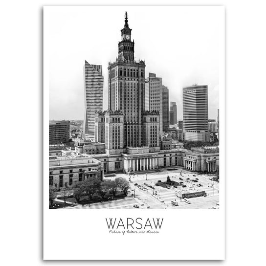Obraz na płótnie FEEBY, Warszawa Pałac Kultury 70x100 Feeby