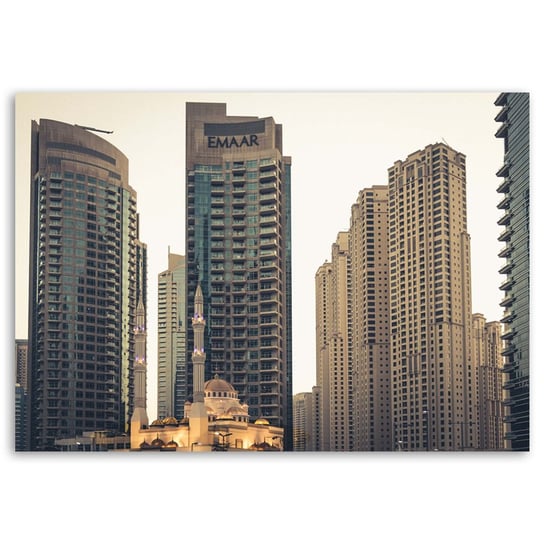 Obraz na płótnie FEEBY, Wieżowce w Dubaju 100x70 Feeby
