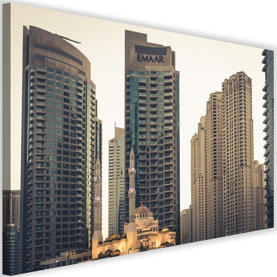 Obraz na płótnie FEEBY, Wieżowce w Dubaju 120x80 Feeby