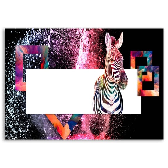 Obraz na płótnie FEEBY, Zebra Zwierzęta 100x70 Feeby