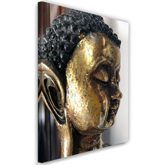 Obraz na płótnie FEEBY, Złoty Buddha Zen Spa 60x90 Feeby