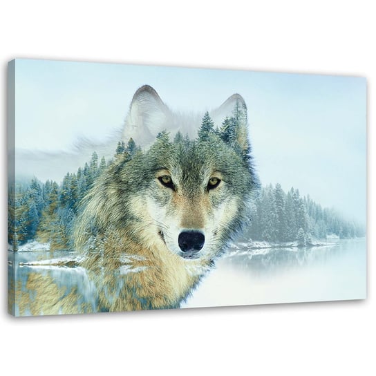 Obraz na płótnie FEEBY, Zwierzęta Natura Wilk Góry 100x70 Feeby