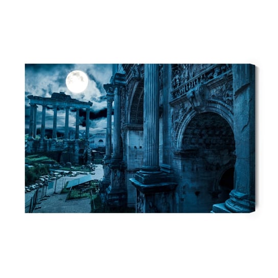 Obraz Na Płótnie Forum Romanum Nocą 90x60 Inna marka