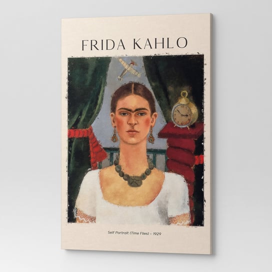 Obraz na płótnie FRIDA KAHLO SELF PORTAIT TIME FILES REP00024 80x120 Wave Print