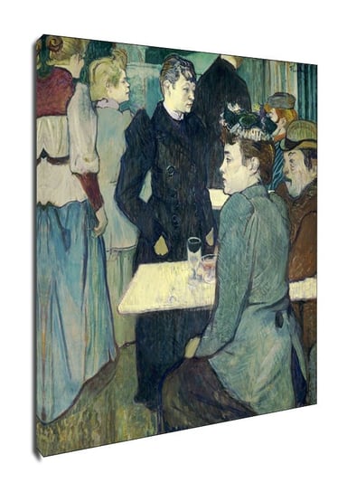Obraz na płótnie, GALERIA PLAKATU, A Corner of the Moulin de la Galette, Henri de Toulouse-Lautrec, 90x120 cm Galeria Plakatu
