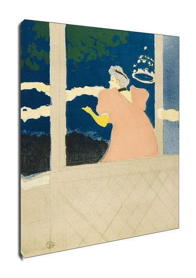 Obraz na płótnie, GALERIA PLAKATU, At Les Ambassadeurs (Au Café Concert), Henri de Toulouse-Lautrec, 50x70 cm Galeria Plakatu