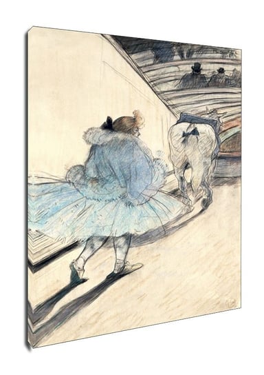 Obraz na płótnie, GALERIA PLAKATU, Au cirque Entrèe en piste, Henri de Toulouse-Lautrec, 40x50 cm Galeria Plakatu