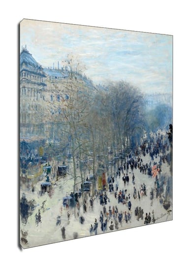 Obraz na płótnie, GALERIA PLAKATU, Boulevard des capucines, Claude Monet, 70x100 cm Galeria Plakatu