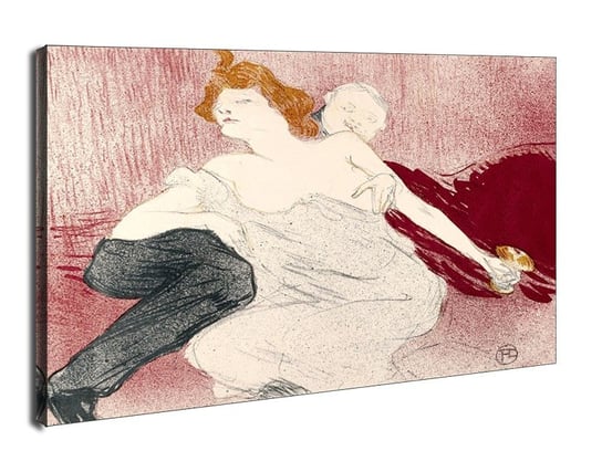 Obraz na płótnie, GALERIA PLAKATU, Débauché, Henri de Toulouse-Lautrec, 60x40 cm Galeria Plakatu