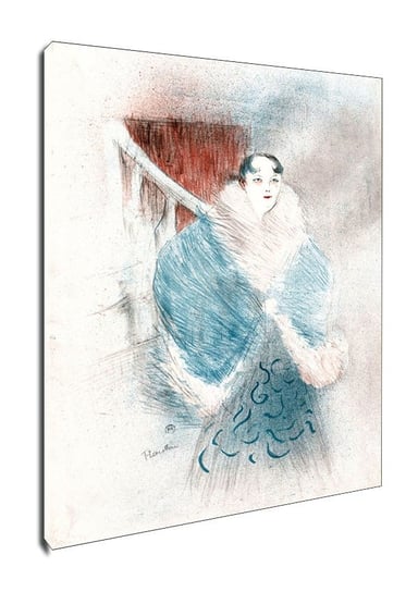 Obraz na płótnie, GALERIA PLAKATU, Elsa, Dite la Viennoise, Henri de Toulouse-Lautrec, 90x120 cm Galeria Plakatu