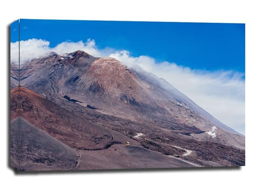 Obraz na płótnie, GALERIA PLAKATU, Etna szlak na szczyt, 40x30 cm Galeria Plakatu