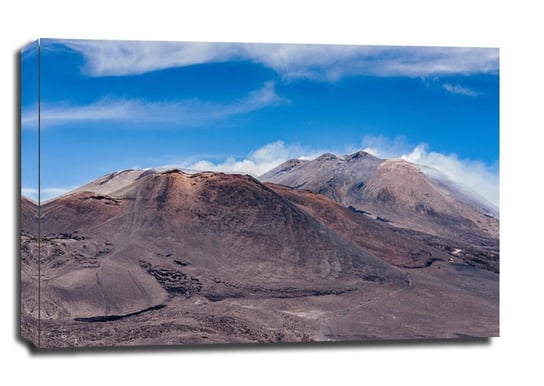 Obraz na płótnie, GALERIA PLAKATU, Etna Wulkan, 40x30 cm Galeria Plakatu