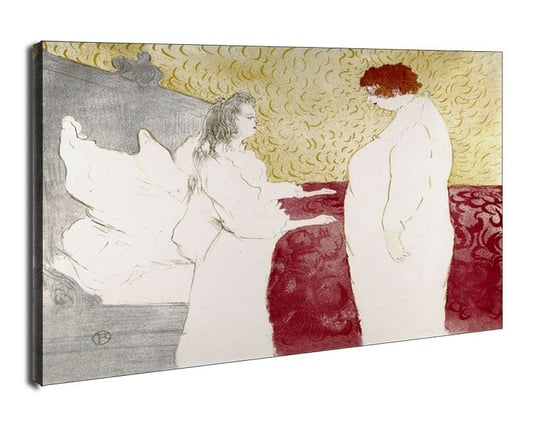 Obraz na płótnie, GALERIA PLAKATU, Getting Up, Henri de Toulouse-Lautrec, 90x60 cm Galeria Plakatu