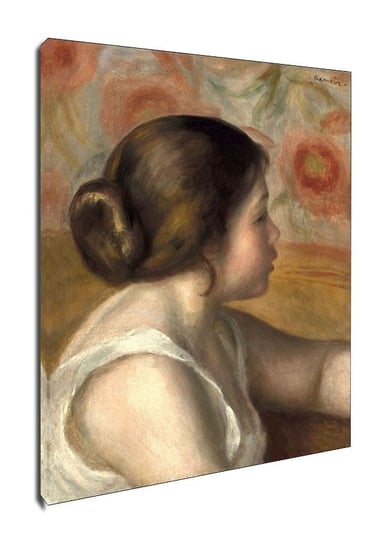 Obraz na płótnie, GALERIA PLAKATU, Head of a Young Girl, Auguste Renoir, 60x90 cm Galeria Plakatu