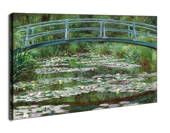 Obraz na płótnie, GALERIA PLAKATU, Japoński mostek w Giverny, Claude Monet, 120x90 cm Galeria Plakatu