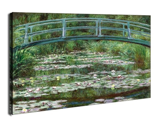 Obraz na płótnie, GALERIA PLAKATU, Japoński mostek w Giverny, Claude Monet, 90x60 cm Galeria Plakatu