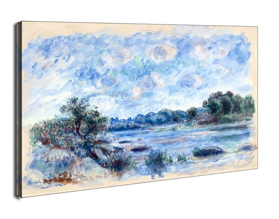 Obraz na płótnie, GALERIA PLAKATU, Landscape at Pont Aven, Auguste Renoir, 40x30 cm Galeria Plakatu