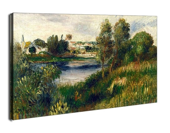 Obraz na płótnie, GALERIA PLAKATU, Landscape at Vétheuil, Auguste Renoir, 30x20 cm Galeria Plakatu