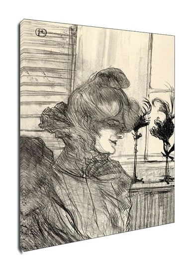 Obraz na płótnie, GALERIA PLAKATU, Louise Blouet Le Margoin, Henri de Toulouse-Lautrec, 70x100 cm Galeria Plakatu
