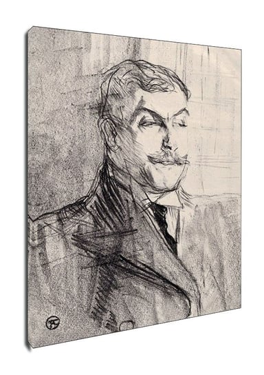 Obraz na płótnie, GALERIA PLAKATU, Lucien Guitry, Henri de Toulouse-Lautrec, 50x70 cm Galeria Plakatu