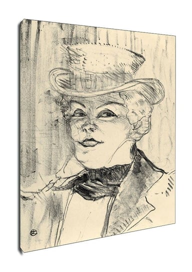 Obraz na płótnie, GALERIA PLAKATU, Madame Réjane, Henri de Toulouse-Lautrec, 70x100 cm Galeria Plakatu